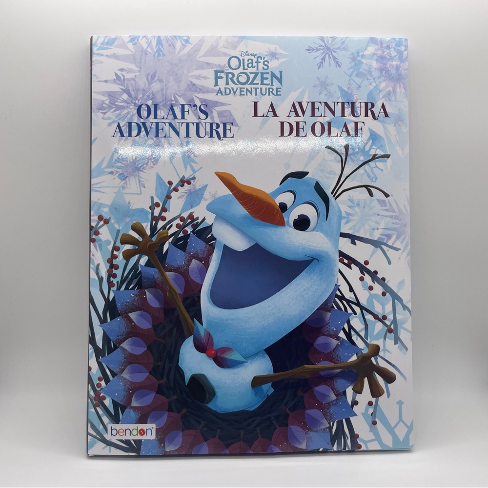 Disney Olaf's Frozen Adventure Book New Unused Christmas Holidays Winter Festive